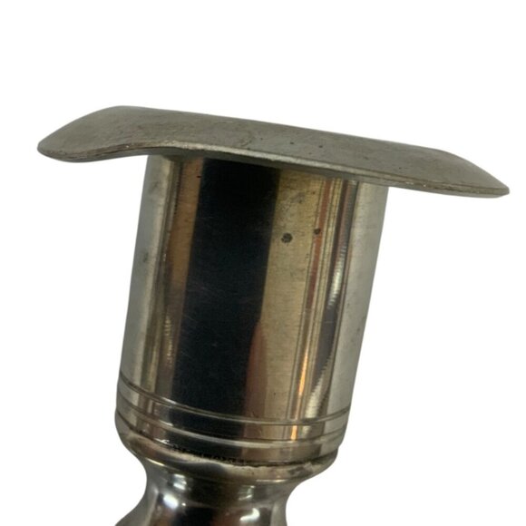 Vintage Stieff Pewter Candlesticks Set of 2 Old Sturbridge Village Candle Holder - Picture 9 of 10